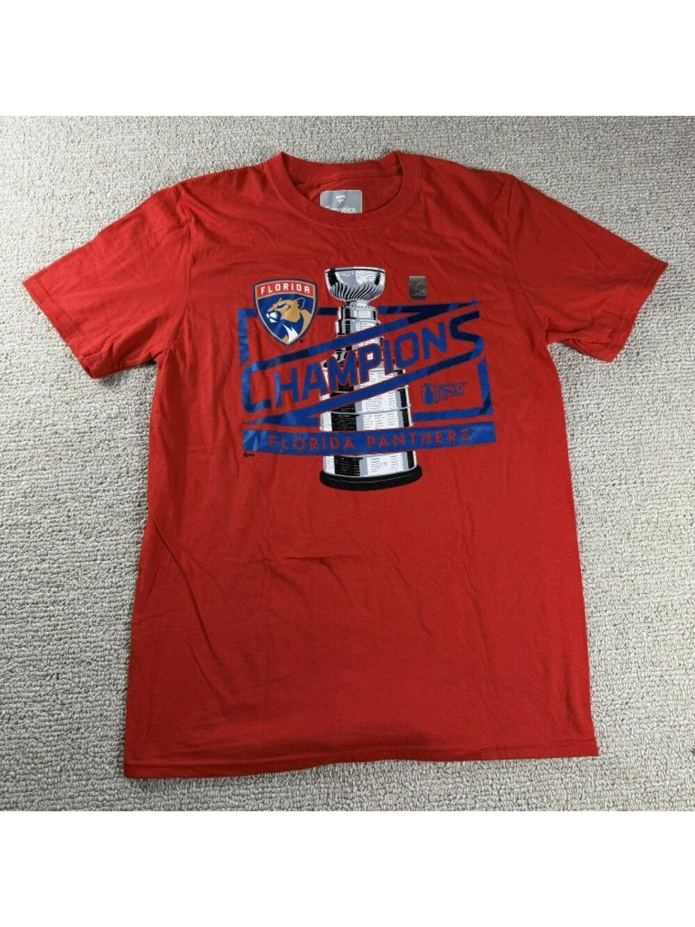 Fanatics Florida Panthers Stanley Cup Champions T-shirt Men’s Size Medium
